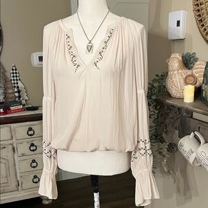 Ramy Brook Elegant Cream Women's Top